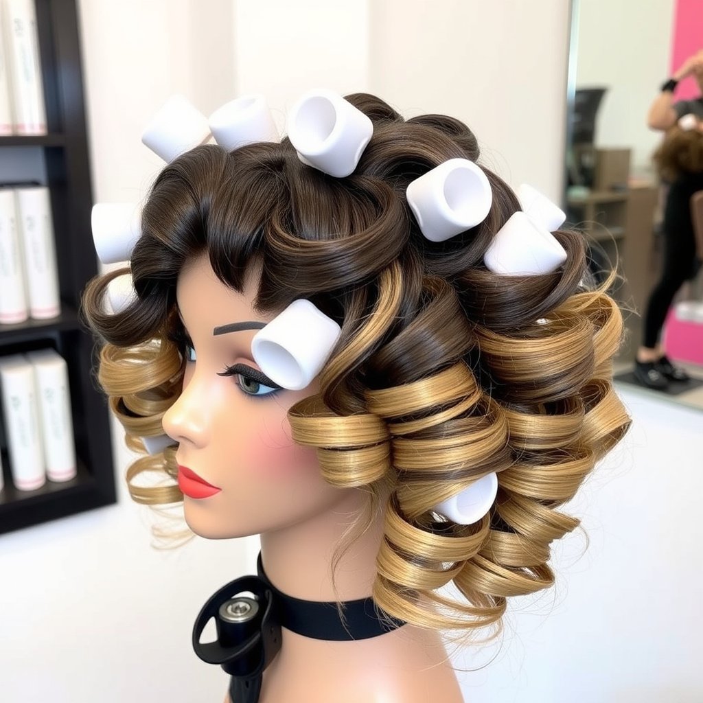 Heatless Curling Methods for Synthetic Wigs