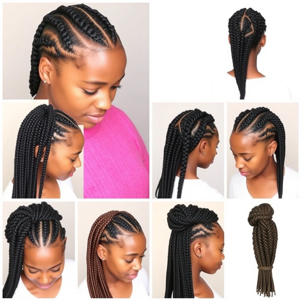 Common Styles Using Pre-Stretched Braiding Hair