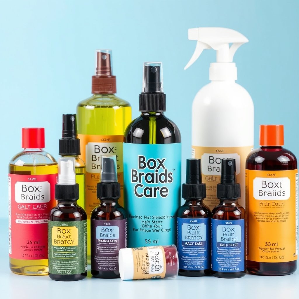 Choosing the Best Products for Box Braids Care
