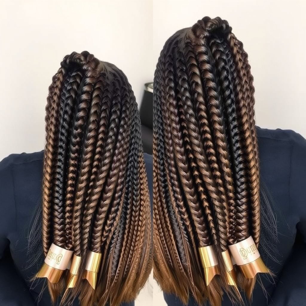 Styling and Finishing Your Jumbo Braids