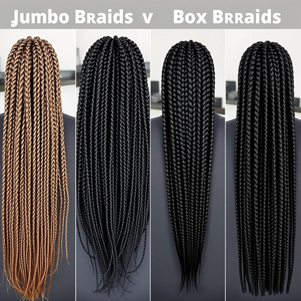 Styling Duration Compared Across Protective Braids