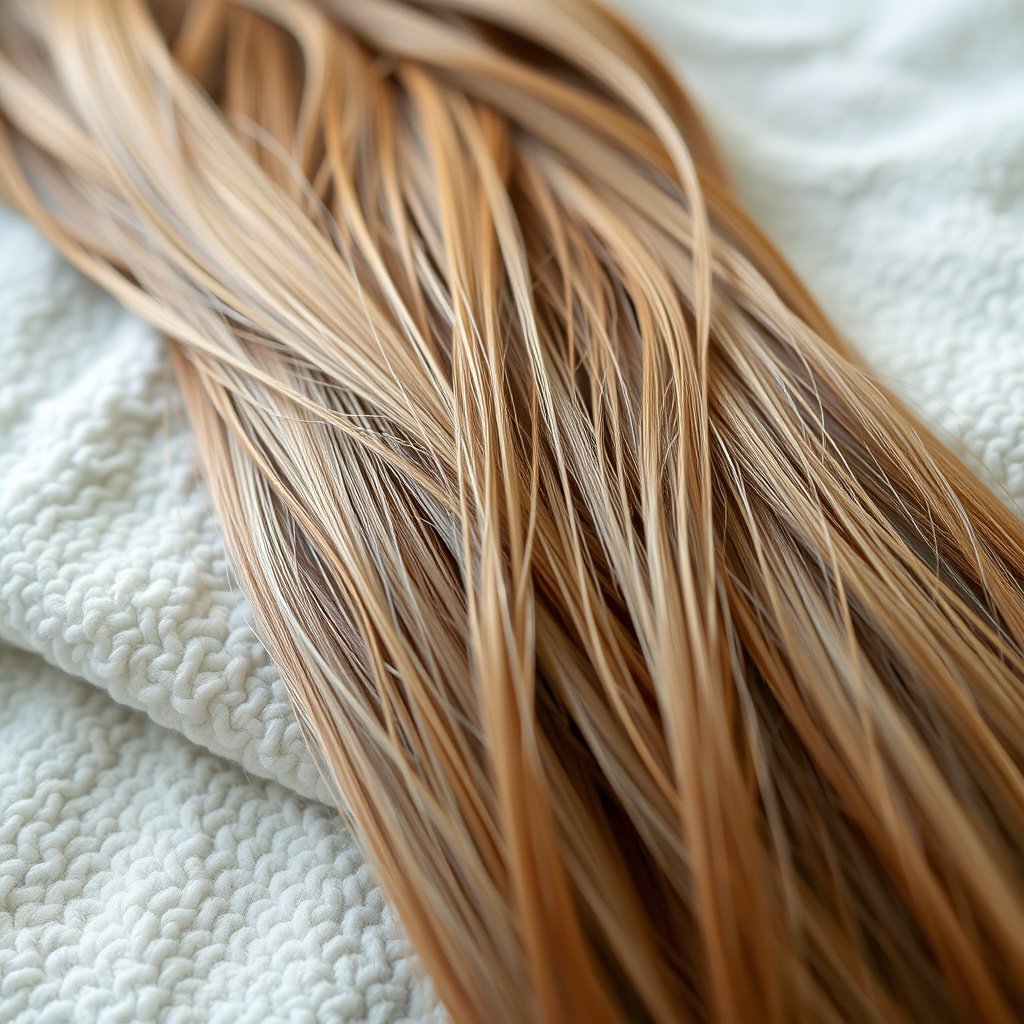 Preparing Human Hair Extensions for Washing