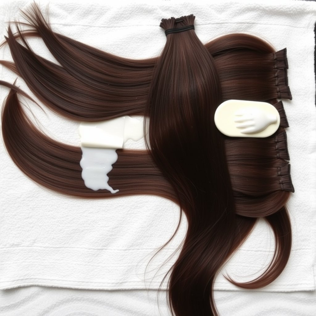 Conditioning and Moisturizing Hair Extensions