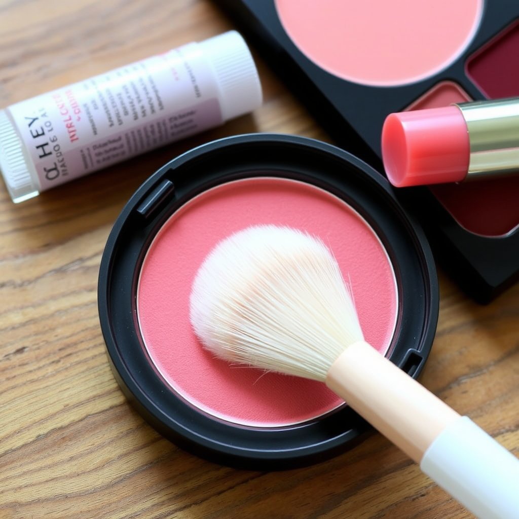 Cheeks and Lips: Adding Color and Freshness