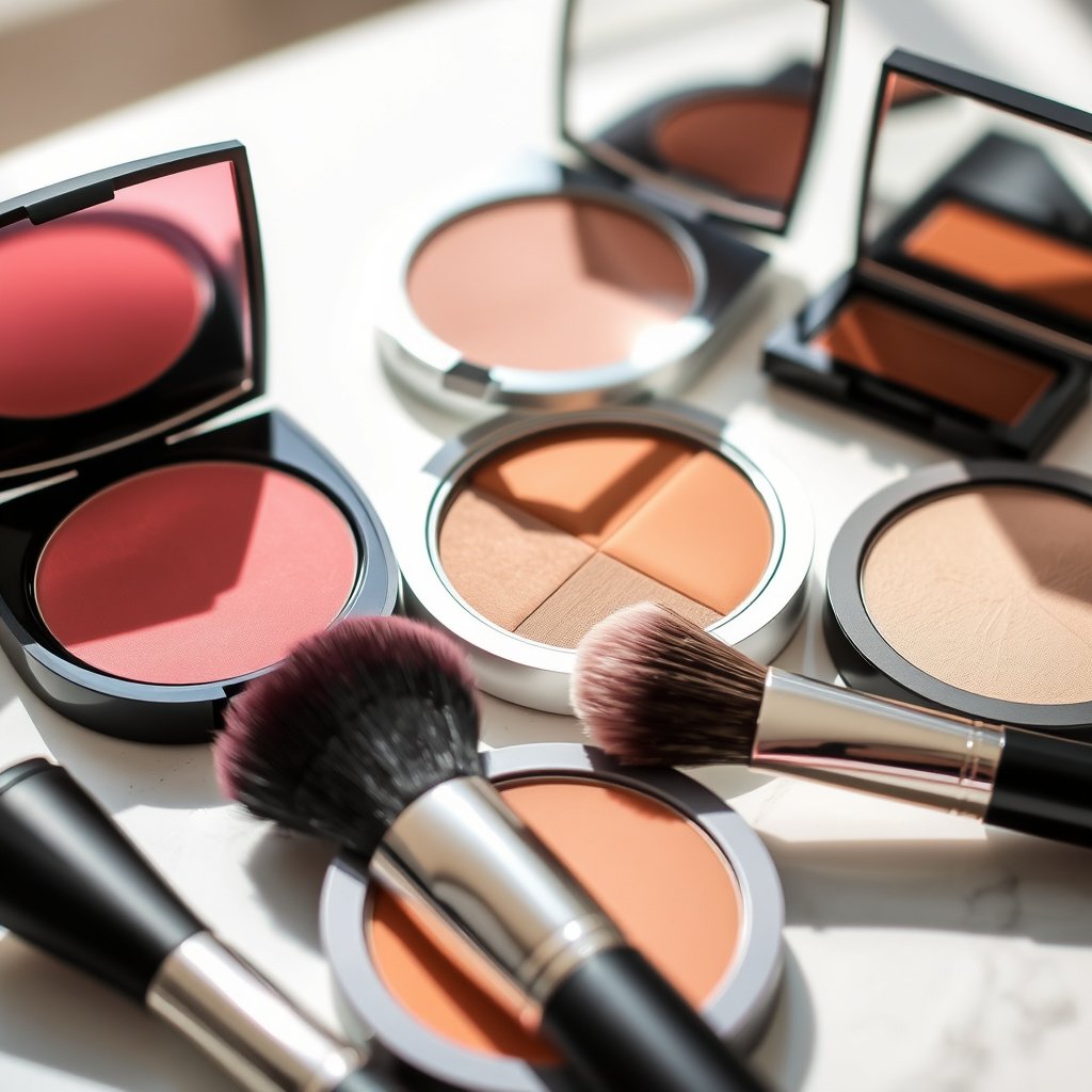 Face Color: Blush and Bronzer