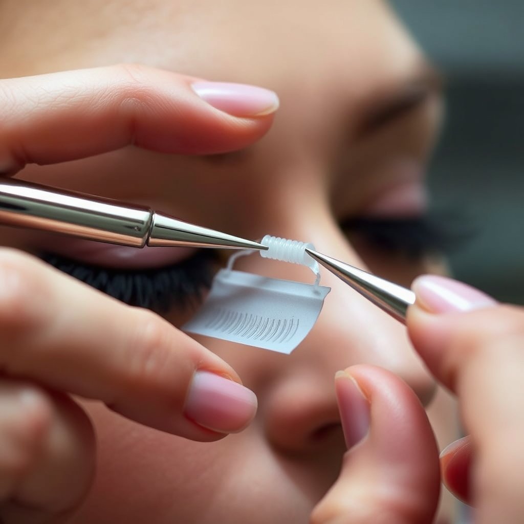 Applying False Lashes: Step-by-Step