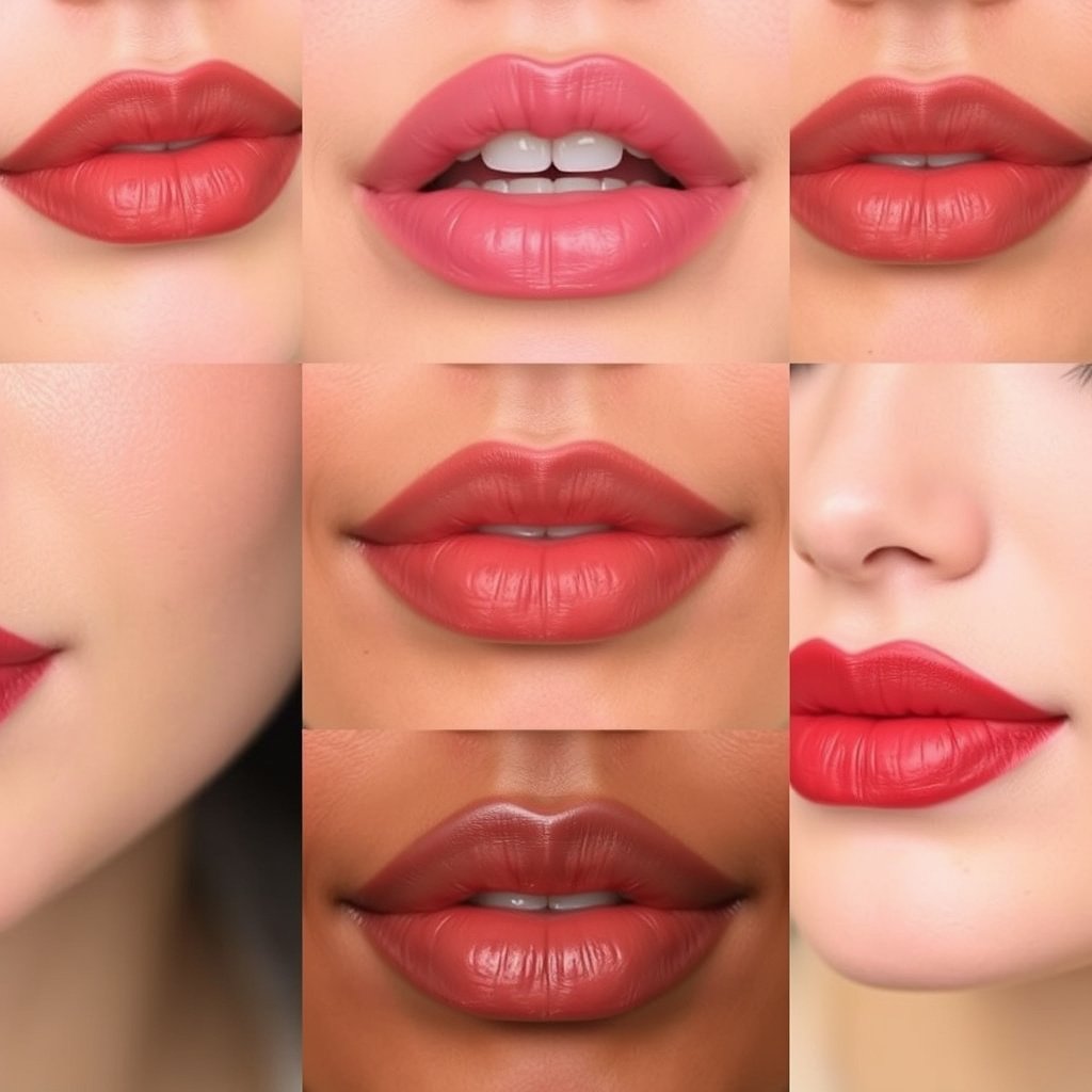 Considering Lip Shape and Texture in Selecting Lipstick Color