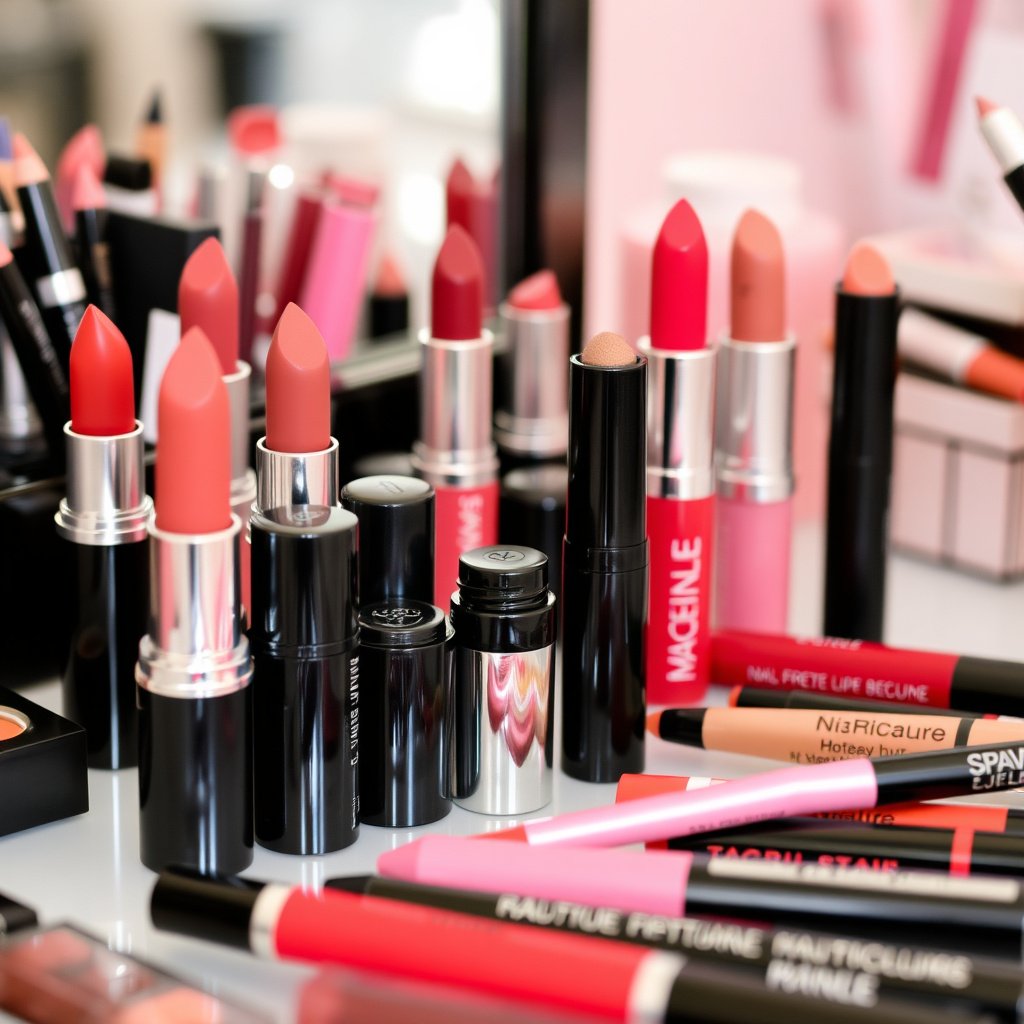 Lip Makeup Supplies: Lipstick, Gloss, and Liners