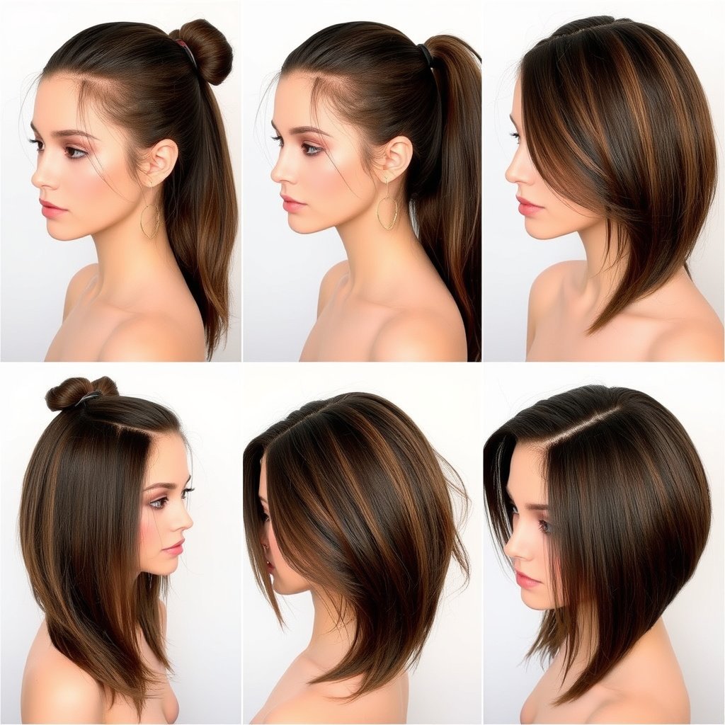 Styling Options with a Frontal Wig