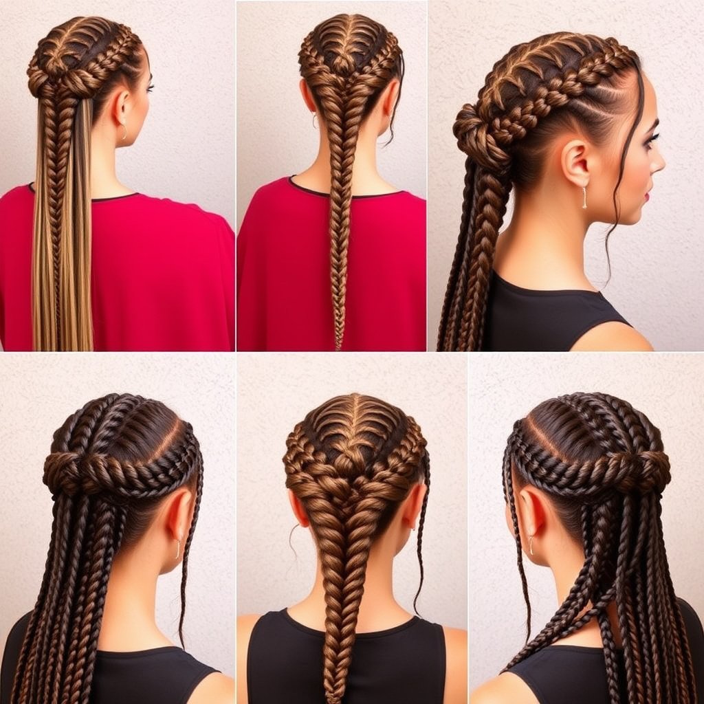 Styling and Variations of Goddess Braids