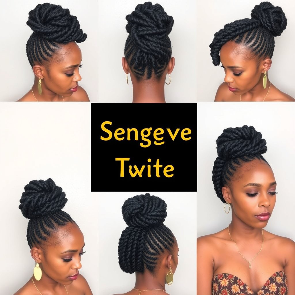 Styling Options and Variations with Senegalese Twists