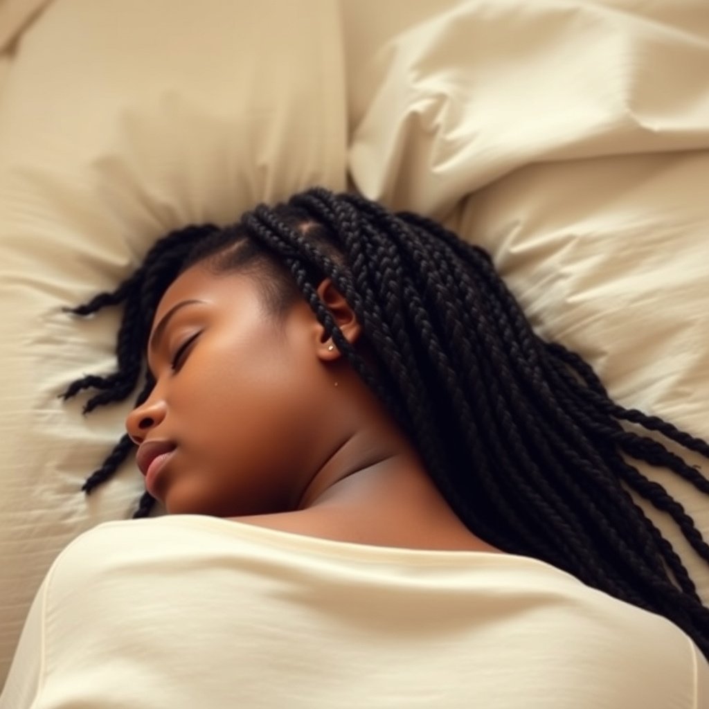 Positioning and Styling Your Hair for Sleep