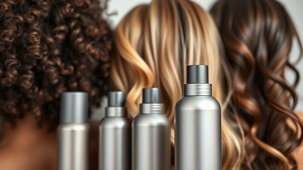 choose hairspray by texture