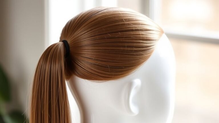 choosing a drawstring ponytail