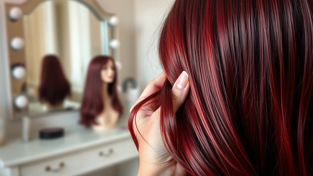 choosing the perfect burgundy wig
