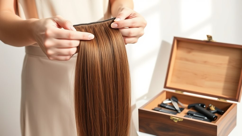 clip in hair extensions tips
