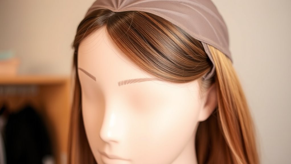 confidence through the right wig
