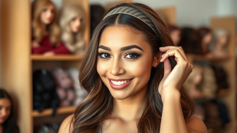 confident headband wig selection
