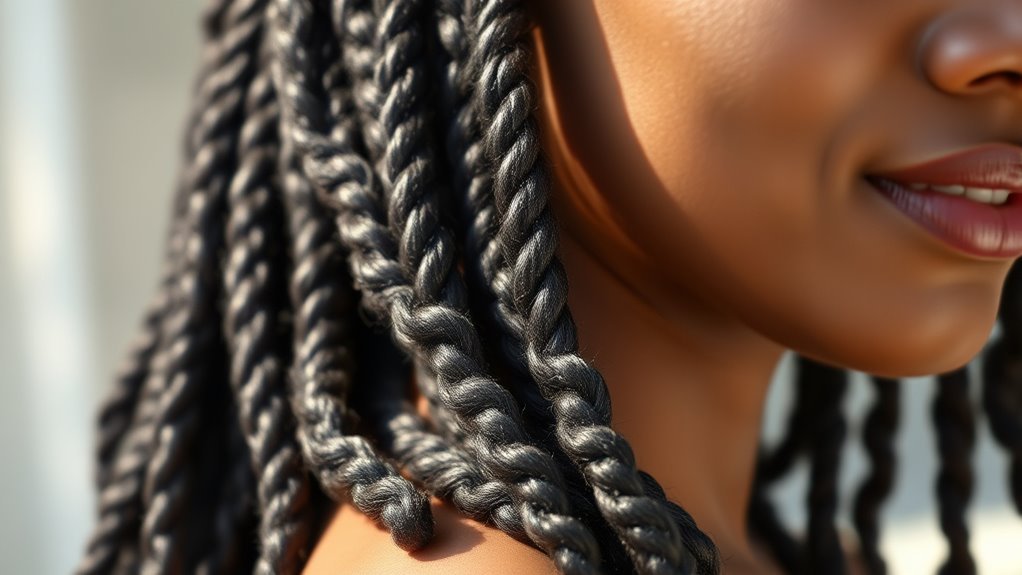 cultural stylish protective hairstyle