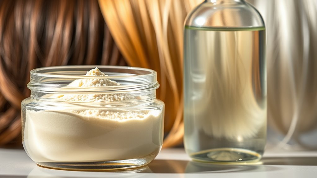 hair bleach lightens pigment