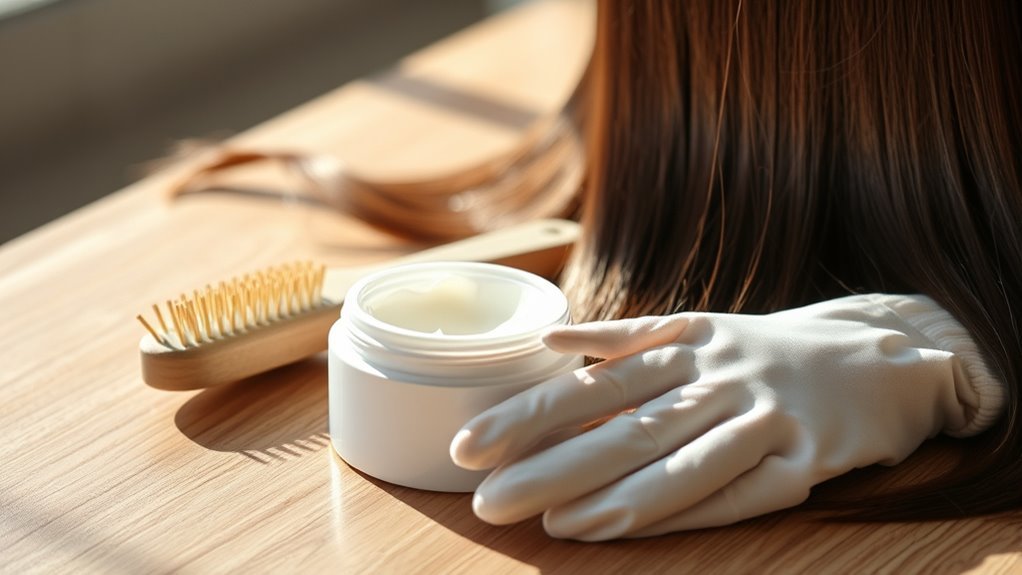 hair straightening chemical process
