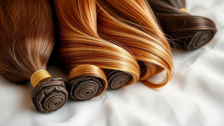 human hair weave tips