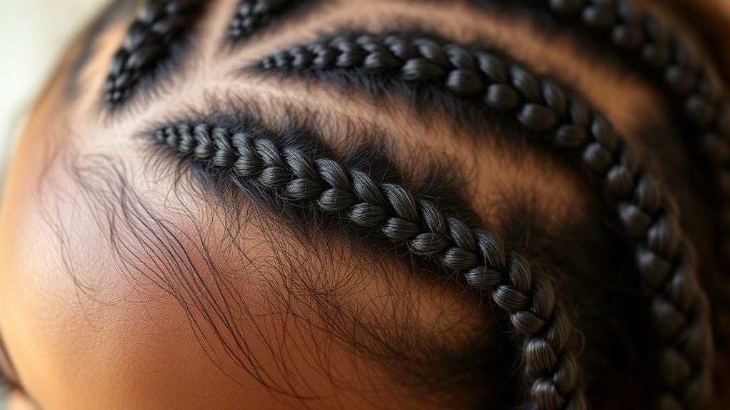 knotless braids reduce tension