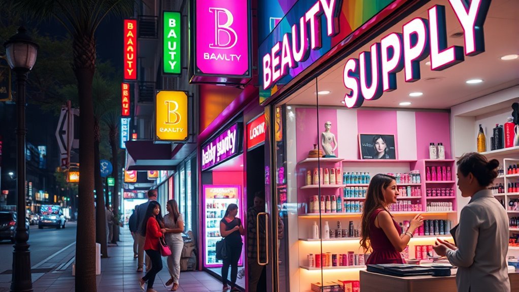 late night beauty supply shopping