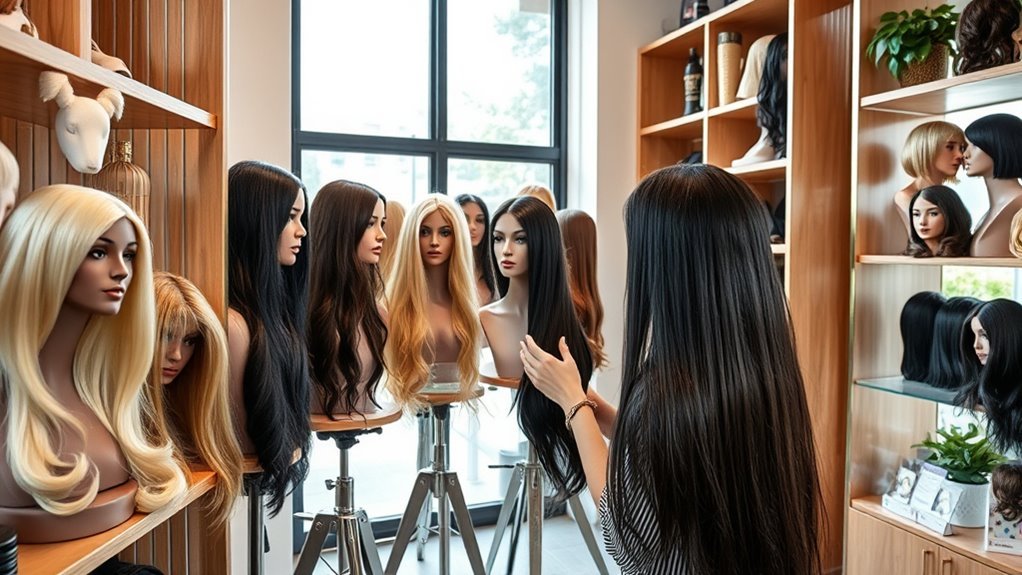 local human hair wigs