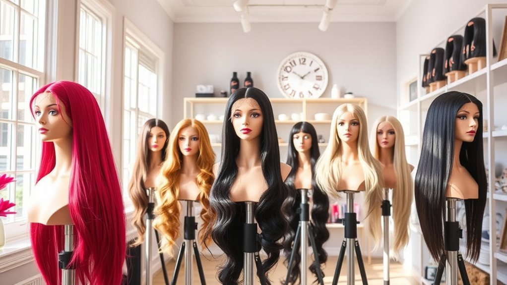 local lace front wig options