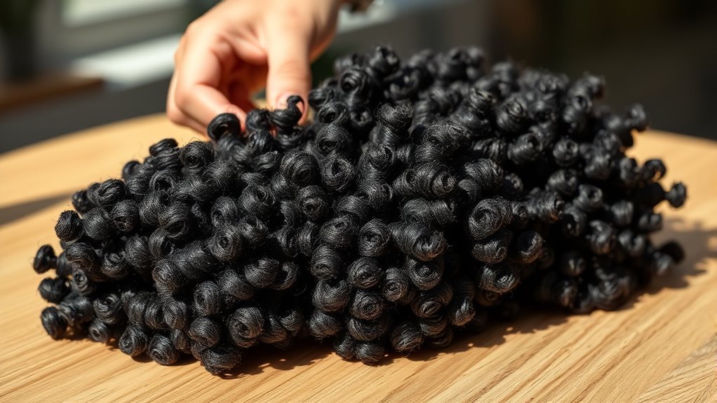 match hair texture color