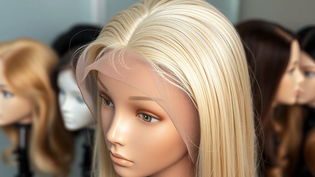 natural looking blonde lace wigs