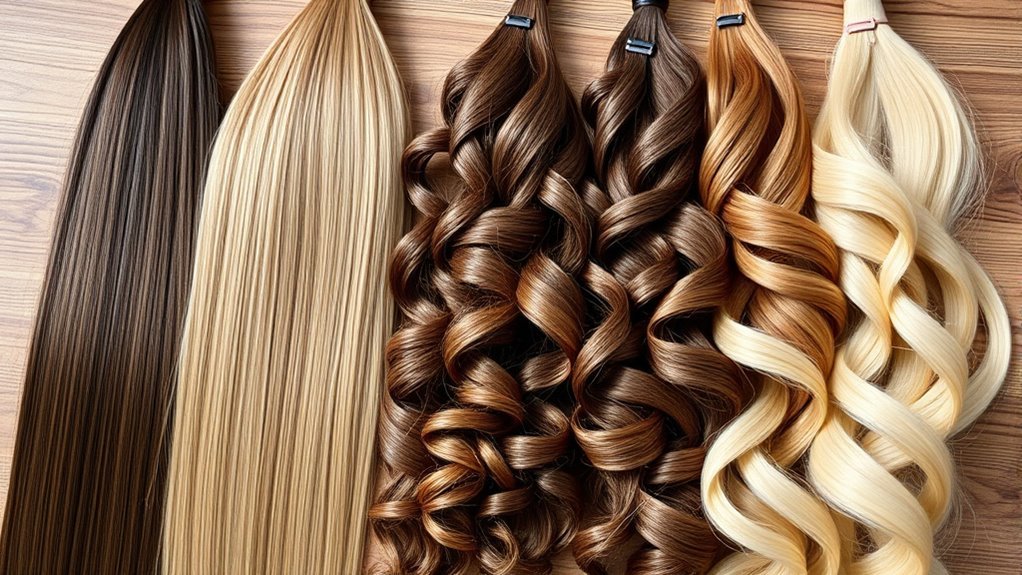 ponytail extensions synthetic vs human