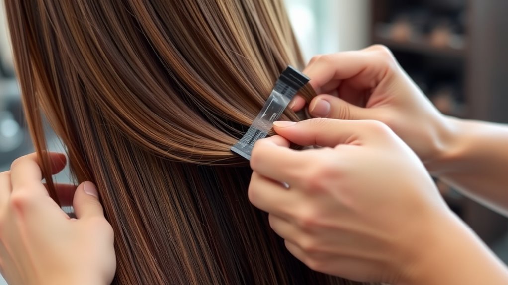seamless reusable hair extensions