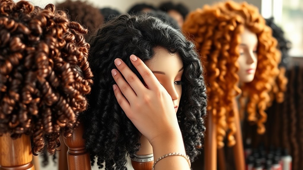 selecting kinky curly wigs