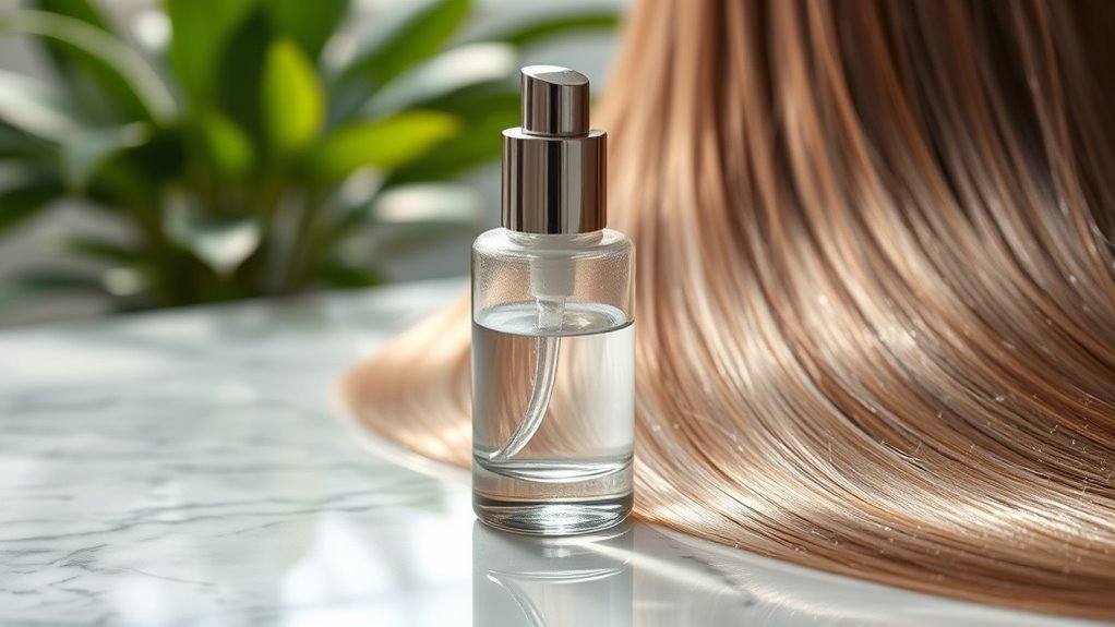 smooth shiny frizz free hair