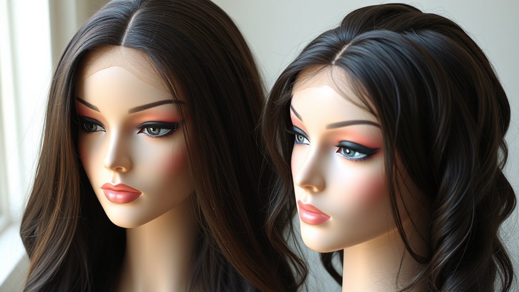 wig comparison lace types