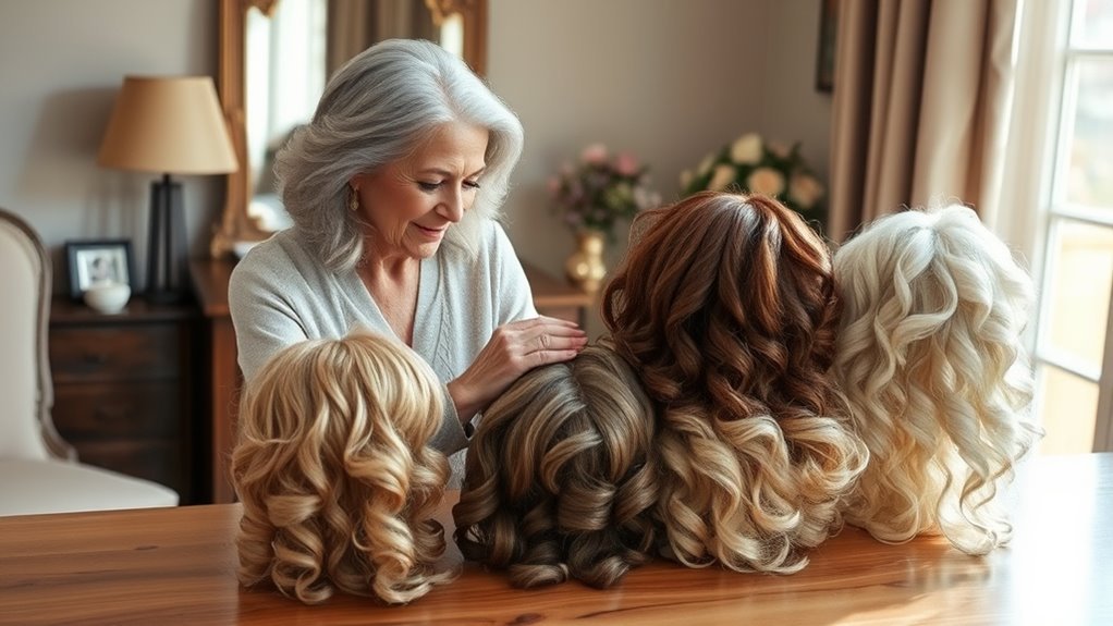 wig selection for seniors