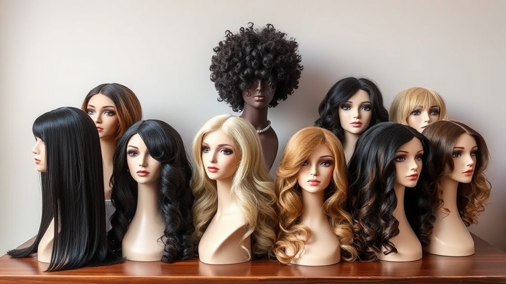wig types and materials