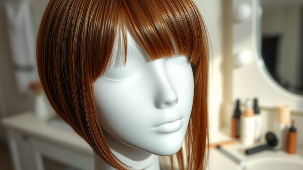 wigs with bangs tips